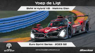 iRacing - 23S2 - BMW M Hybrid V8 - Euro Sprint Series - Watkins Glen - YL