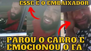 Gusttavo Lima para CARRO na RUA e CANTA com fã que se EMOCIONA e CHORA