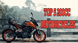 TOP 5 200CC MOTORCYCLES| BEST 200CC BIKES IN THE WORLD