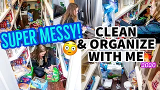 NEW! CLEAN + DECLUTTER + ORGANIZE WITH ME 2020 | PANTRY TRANSFORMATION | MEGA CLEANING MOTIVATION