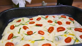 🇮🇹Italian recipe!!!🇮🇹🌾. The famous focaccia!