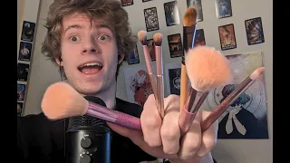 Visual ASMR - your chaotic friend does your makeup