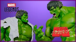 Who made the Best Hulk?!Marvel Legends 80th Anniversary Hulk Vs Marvel Select Immortal Hulk!
