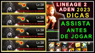 Lineage 2 Aden - Assista o Vídeo Antes de Iniciar no Jogo | Dicas Iniciantes | Update Assassin 2023