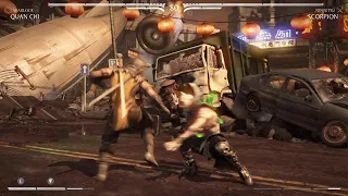 Mortal Kombat X_Quan Chi/Warlock VS Scorpion/Ninjutsu