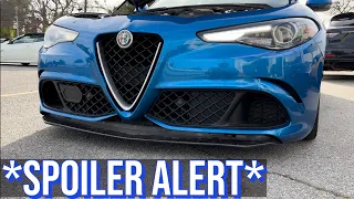 Spoiler *TEST* | Alfa Romeo Giulia QV | Calibration RAW