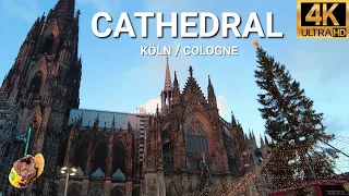 🇩🇪 Köln /Cologne Cathedral Walking Tour 4K 60fps UHD