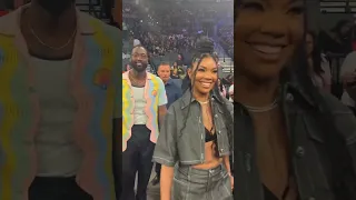 Gabrielle Union and Dwyane Wade have arrived at the #WNBAAllStar Game 🤩