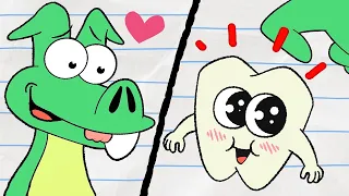 Dragon Parents A Baby Tooth! | New! Boy & Dragon | Cartoons for Kids | WildBrain Bananas