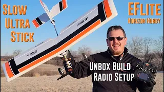 Eflite - Slow Ultra Stick - SUS - 1.2m - Unbox, Build, & Radio Setup