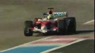 Formula One Toyota TF107 in action
