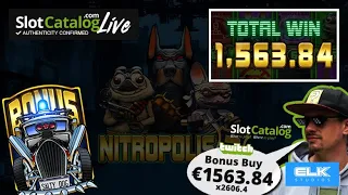 Mega win. Nitropolis 2 slot from ELK Studios