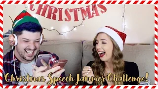 Christmas Speech Jammer Challenge ft. Lukus Wilson!