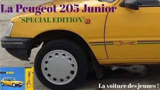 Les 205 exclusives : la Peugeot 205 Junior "Special Edition"