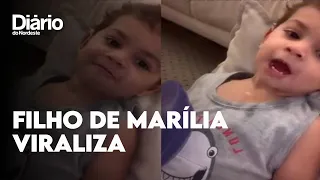 Filho de Marília Mendonça faz imitações e viraliza nas redes