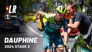 Primoz Roglic Hits The Deck | Critérium du Dauphiné 2024 Stage 3 | Lanterne Rouge x JOIN Cycling