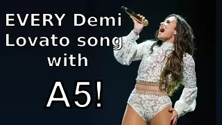 Every Demi Lovato song with A5! |A5 compilation