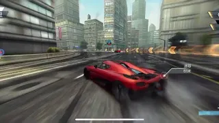 [iOS] Need for Speed: Most Wanted - Koenigsegg Agera R gameplay