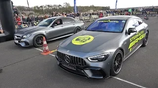 BRABUS 700 E63S AMG 4.0 V8 Biturbo vs Mercedes-AMG GT63s 4-door Coupe 4MATIC+