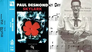 Was A Sunny Day - Paul Desmond Transcription