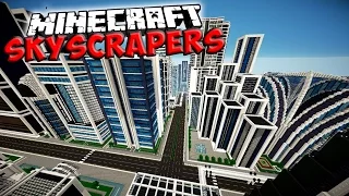 Skyscrapers in Vanilla Minecraft - Minecraft Instant Structures! (Minecraft Only One Command)