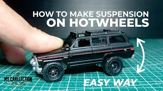 Cara Mudah Membuat Suspensi Pada Hot Wheels Jeep + Cara Bikin Rivet | Hot Wheels Custom