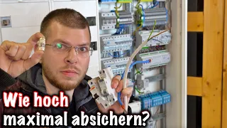 Wie viel Strom maximal bei welchem Querschnitt?! (Passende Sicherung finden) ElektroM