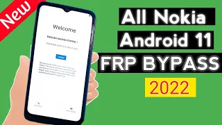 All Nokia Android 11 FRP Bypass / Bypass Google Account Lock 100% Without Pc 2022