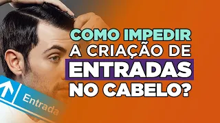 Como impedir a criação de entradas no cabelo