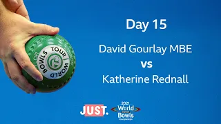 2021 World Indoor Bowls Championships - Day 15 Session 2: David Gourlay MBE vs Katherine Rednall