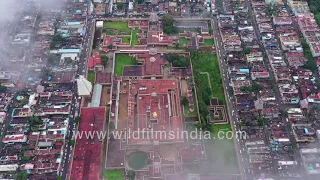 Largest Hindu Temple in the world | Srirangam Temple or Sri Ranganathaswamy Temple aerial view