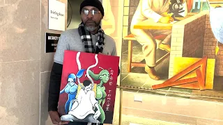 Edward Young says his artwork is testimonial