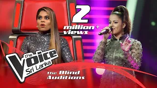 Ridmika Mendis -  Udurawee (උදුරාවී) | Blind Auditions | The Voice Sri Lanka