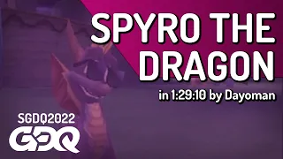 Spyro the Dragon by Dayoman in 1:29:10 - Summer Games Done Quick 2022