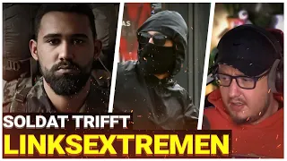 SOLDAT trifft LINKSEXTREMEN | Karl reagiert auf Die Couch