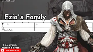 Assassin's Creed 2 - Ezio's Family | EASY SLOW Guitar tutorial