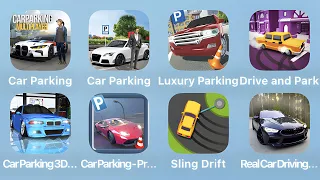 Car Parking, Luxury Parking, Drive and Park, Car Parking 3D and More Car Games iPad Gameplay