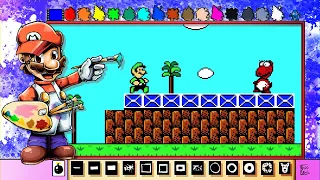 Mario Paint Creations - Super Mario Bros. 2 Pixel Art Scene