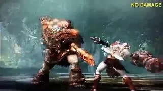 GOD OF WAR 2: BARBARIAN KING BOSS BATTLE (TITAN MODE) NO DAMAGE