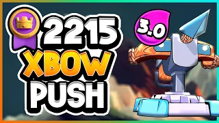 Top 500 Ladder Push with 3.0 Xbow Cycle! — Clash Royale