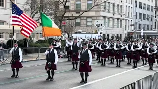 Roisin Dubh Irish Pipe Band | NYC Parade 2024 | Nation Once Again | #nycparade #stpatricksday