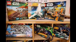 Старые наборы Лего Звездные Войны!  Моя коллекция старого Lego Star Wars