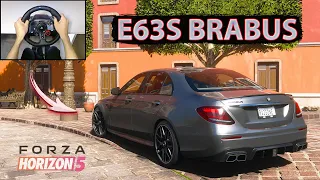 Mercedes-Benz E63S AMG BRABUS 800 - Forza Horizon 5 Gameplay | Logitech G29