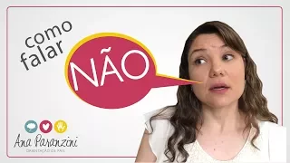 Como falar Não