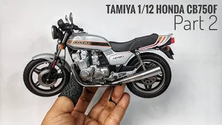 How to build TAMIYA 1/12 Honda CB750F - PART 2