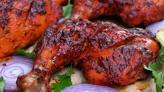 Making an amazing Tandoori chicken in the oven!