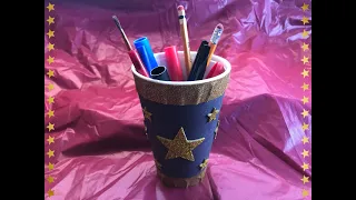 DIY Back To School Pencil Cup