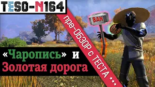 Халявное DLC, Чаропись и Золотая дорога на тесте. Бан за ПТС и ультра-извинения ZOS-ов. TESO(2024)