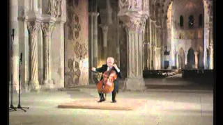 Mstislav Rostropovich - Bach Cello Suite No 6 in C minor BWV 1012