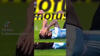 Su reacción después de romperse los ligamentos😳🥴🔥